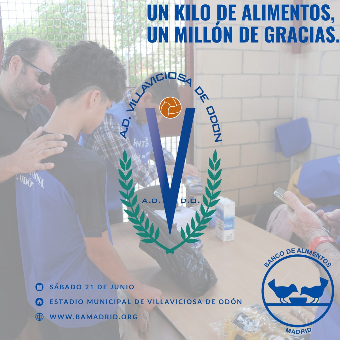 Nueva Operación Kilo de la Agrupación Deportiva Villaviciosa de Odón para el Banco de Alimentos de Madrid