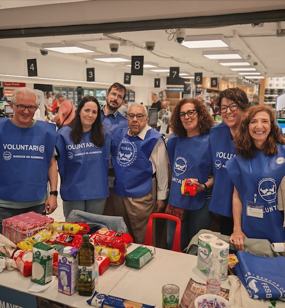 Recogida Primavera 2025 del Banco de Alimentos de Madrid BAM en el Carrefour en la Comunidad de Madrid