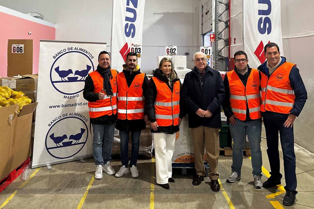 Suzuki: Litros x Kilos 2026: Nueva Operación Kilo con el Banco de Alimentos de Madrid - BAM en el almacen de San Fernando