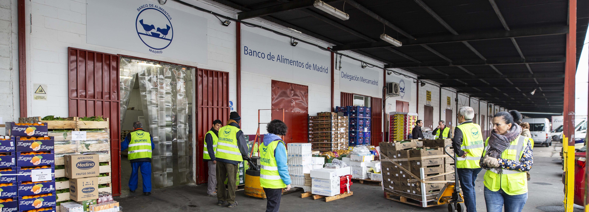 Delegación de Mercamadrid del Banco de Alimentos de Madrid BAM