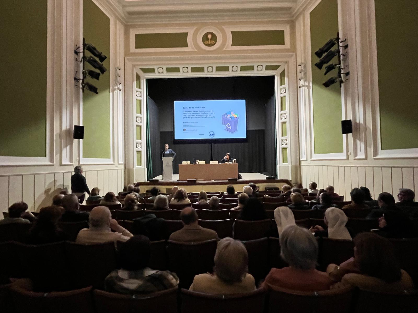 Jornada sobre la Ley de Prevención de las Perdidas y del Desperdicio Alimentario - LPPDA del Banco de Alimentos de Madrid - BAM para las Entidades Benéficas con las que colabora