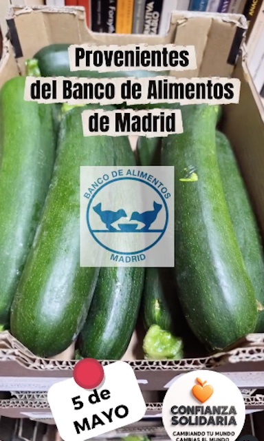 Reparto de Alimentos en la Entidad Benéfica Confianza Solidaria Madrid en Torrejón de Ardoz, atendida por el Banco de Alimentos de Madrid - BAM