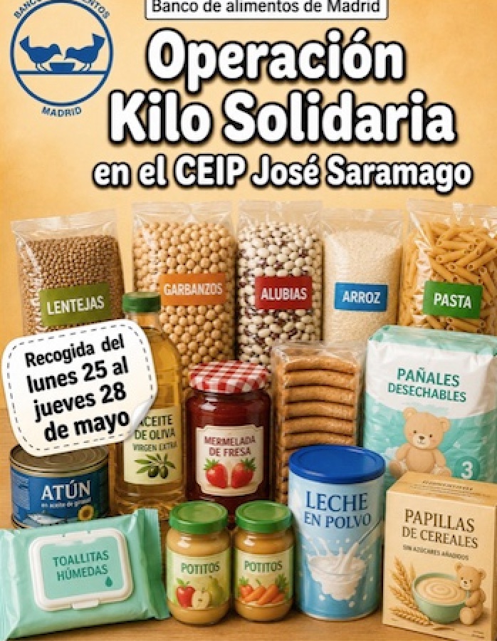 Operación Kilo OK Solidaria CEIP José Saramago