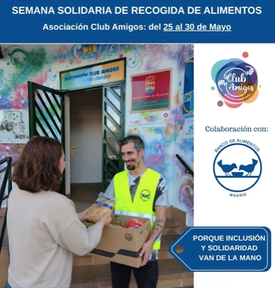 Operación Kilo de la Asociación Club Amigos de Alcorcón en la Semana Solidaria de recogida de alimentos a favor del BAM - Banco de Alimentos de Madrid