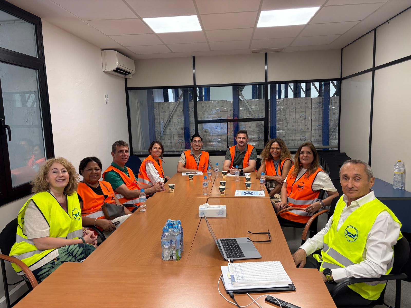La Empresa ECS Group visita el Banco de Alimentos de Madrid - BAM